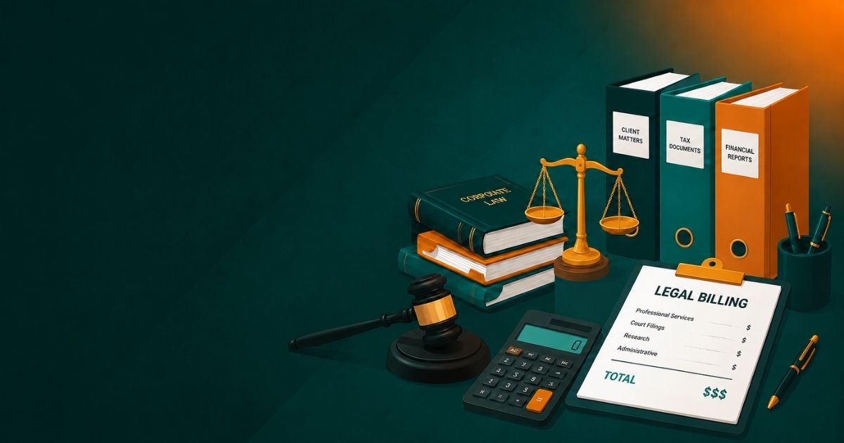 Attorney reviewing trust reconciliation during a law firm accounting services engagement