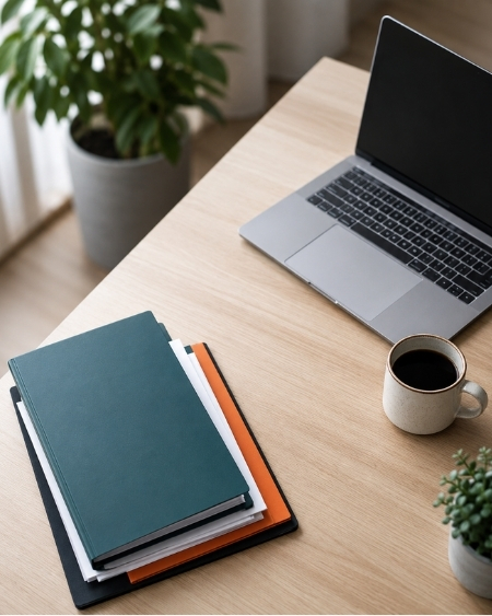 Bookkeeping services new york team reviewing monthly reports with a New York business owner